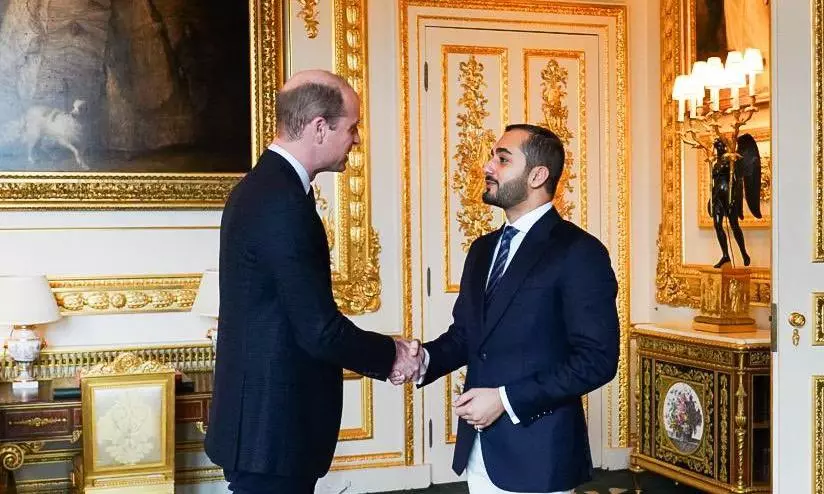 ഒമാൻ കായിക, യുവജന മന്ത്രി വില്യം രാജകുമാരനുമായി കൂടിക്കാഴ്ച നടത്തി