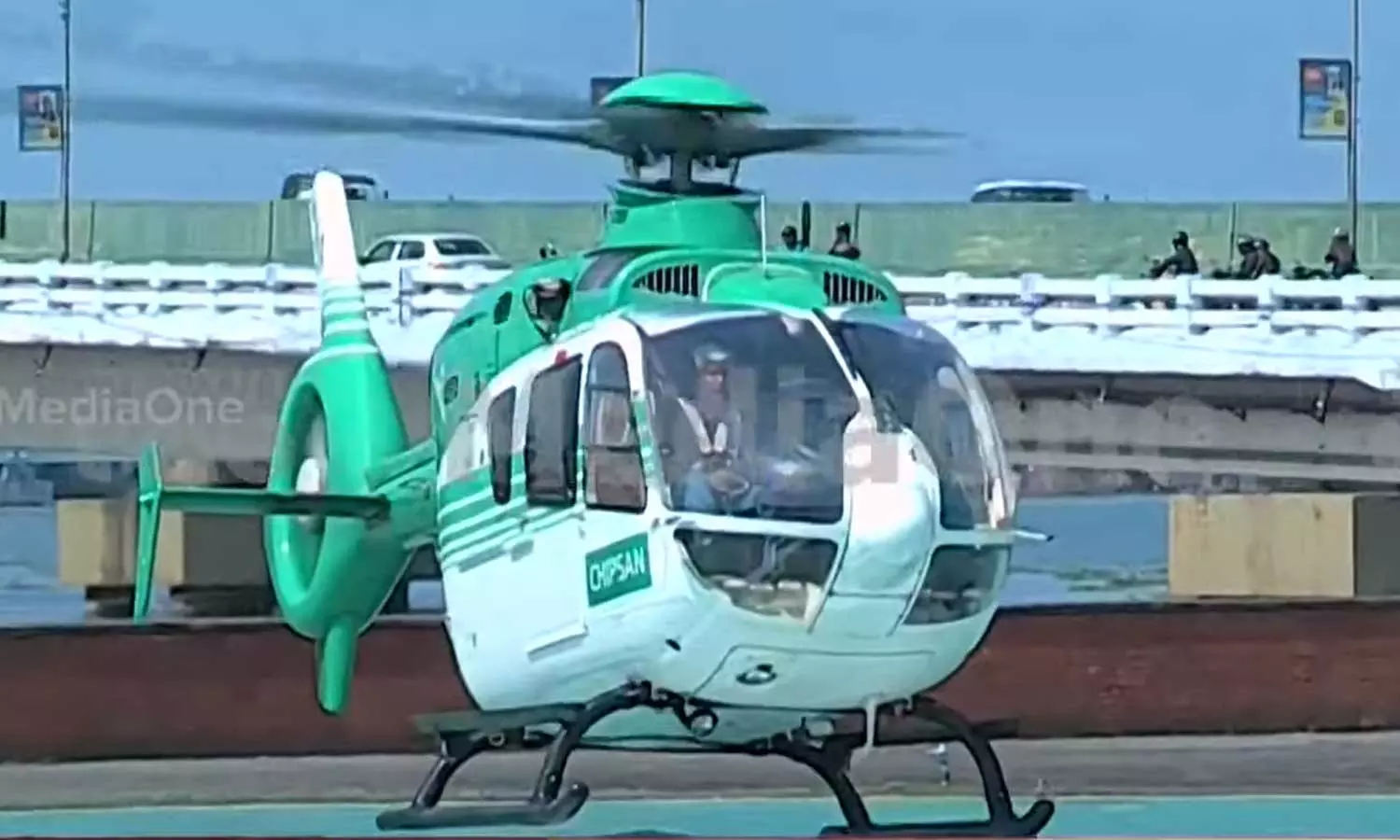 organs Selvin Shekhar reached Kochi from Thiruvananthapuram via helicopter