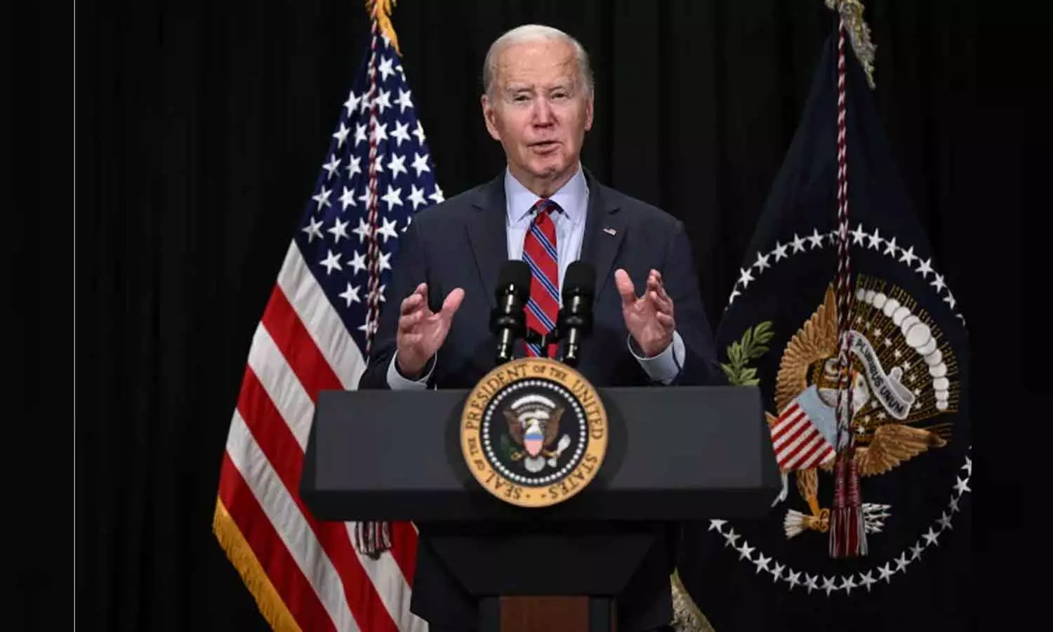 US President Joe Biden says there is a