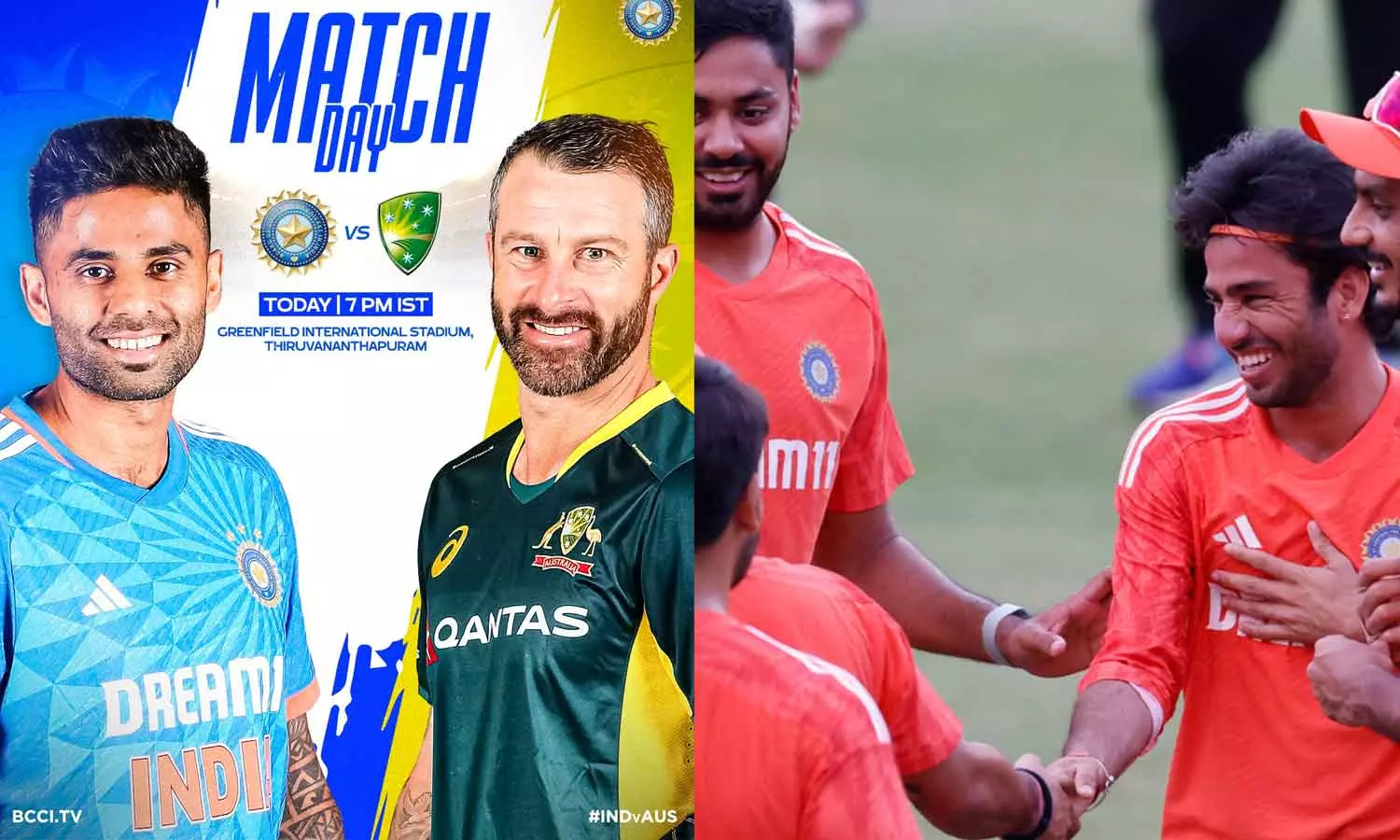 കാര്യവട്ടം ടി20: ഇന്ത്യക്ക് ബാറ്റിങ്; മാക്‌സ്‌വെല്ലിനെ എത്തിച്ച് ടീം ശക്തിപ്പെടുത്തി ആസ്‌ട്രേലിയ