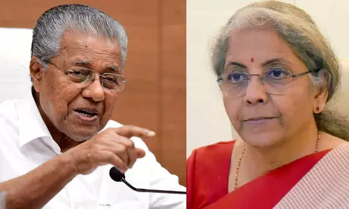 Pinarayi Vijayan and Nirmala Sitharaman Pinarayi Vijayan and Nirmala Sitharaman