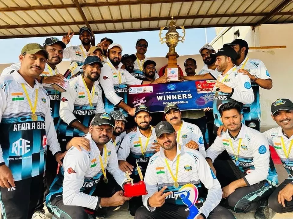 ഹസ്സ ക്രിക്കറ്റ് ലീഗ് ടൂർണമെന്റിൽ കേരള ഇലവൻസ് ജേതാക്കളായി ഹസ്സ ക്രിക്കറ്റ് ലീഗ് ടൂർണമെന്റിൽ കേരള ഇലവൻസ് ജേതാക്കളായി