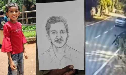 Kidnap of 6 year old; sketch of the accused is out