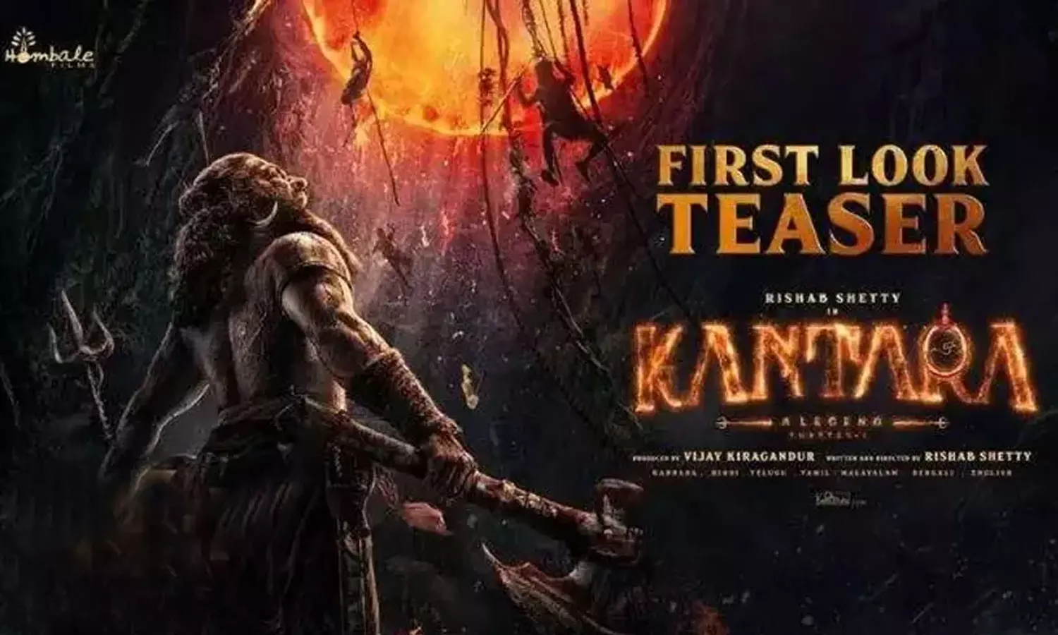 Kantara 2 Teaser Jumps; 19 million people watched it in two days Kantara 2 Teaser Jumps; 19 million people watched it in two days