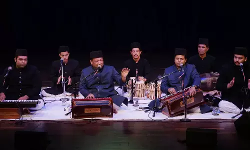 Prominent Hyderabadi Qawwali singers Warsi brothers will perform in Kozhikode tomorrow as part of the Malabar Literature Festival, MLF 2023