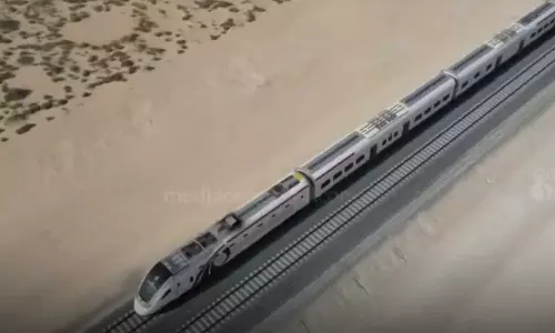 New railway line between Aldana and Abu Dhabi city