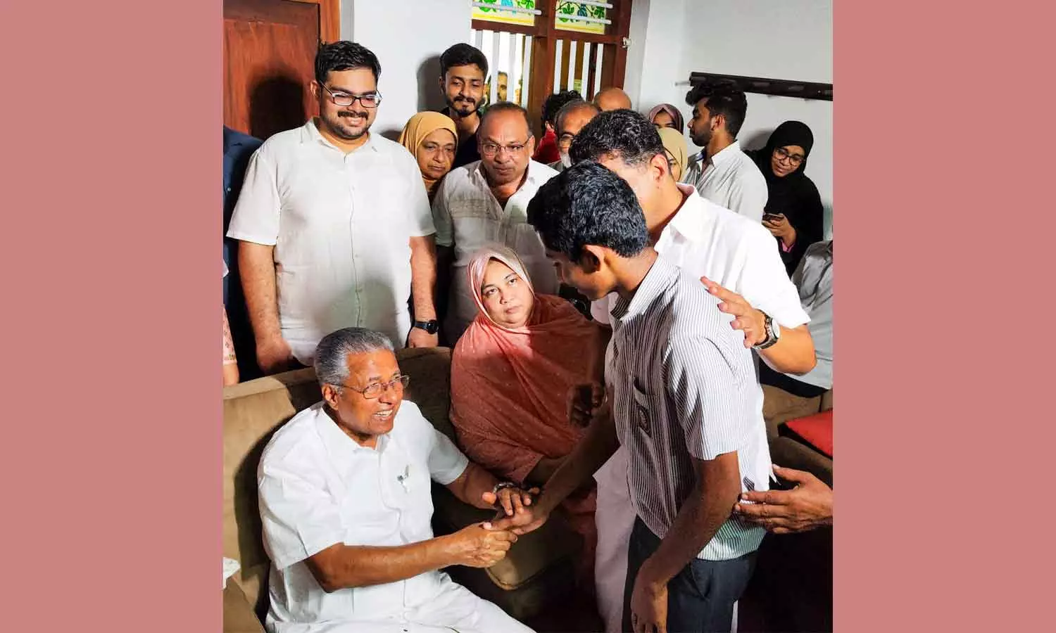 CM Pinarayi Vijayan with Jinto CM Pinarayi Vijayan with Jinto