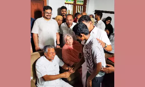 CM Pinarayi Vijayan with Jinto