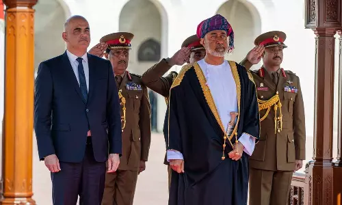 The President of Switzerland met with the Sultan of Oman