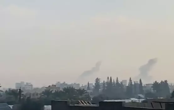 Israeli warplanes are targeting different locations Israeli warplanes are targeting different locations