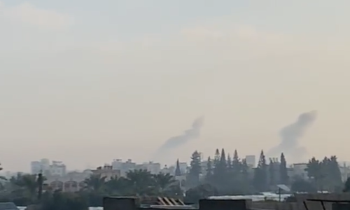 Israeli warplanes are targeting different locations