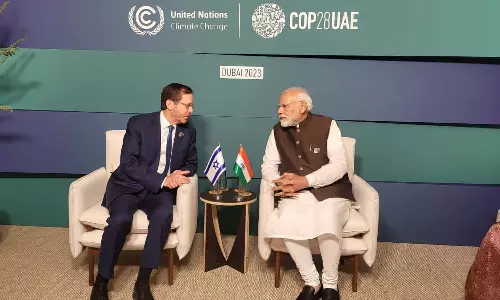 ഇസ്രായേൽ പ്രസിഡന്റുമായി മോദിയുടെ കൂടിക്കാഴ്‌ച: ഫലസ്‌തീൻ-ഇസ്രായേൽ സംഘർഷം ചർച്ചയായി