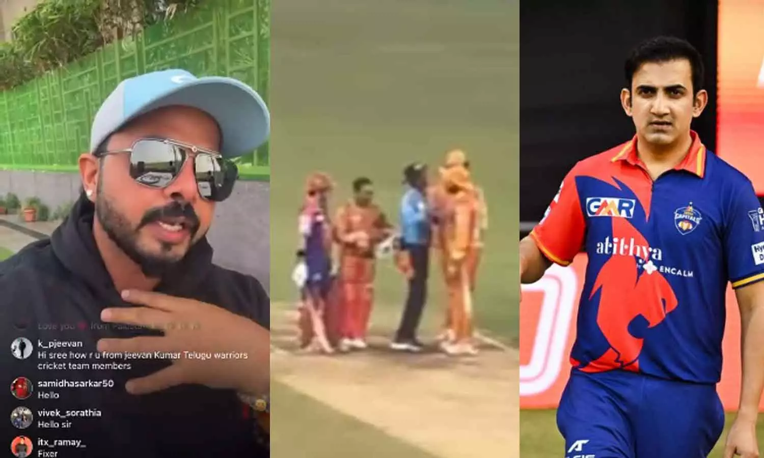 Gautam Gambhir, S Sreesanth Gautam Gambhir, S Sreesanth