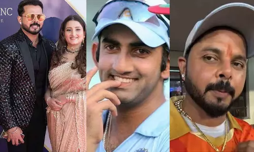 വളർത്തുദോഷം: ഗംഭീറിനെതിരെ രൂക്ഷപ്രതികരണവുമായി ശ്രീശാന്തിന്റെ ഭാര്യ ഭുവനേശ്വരി