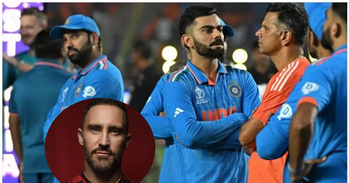Faf Duplessis on Indias World Cup defeat