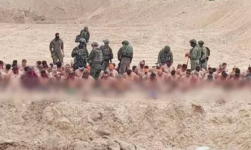 Hamas criticizes Israel for imprisoning civilians in Gaza half-naked