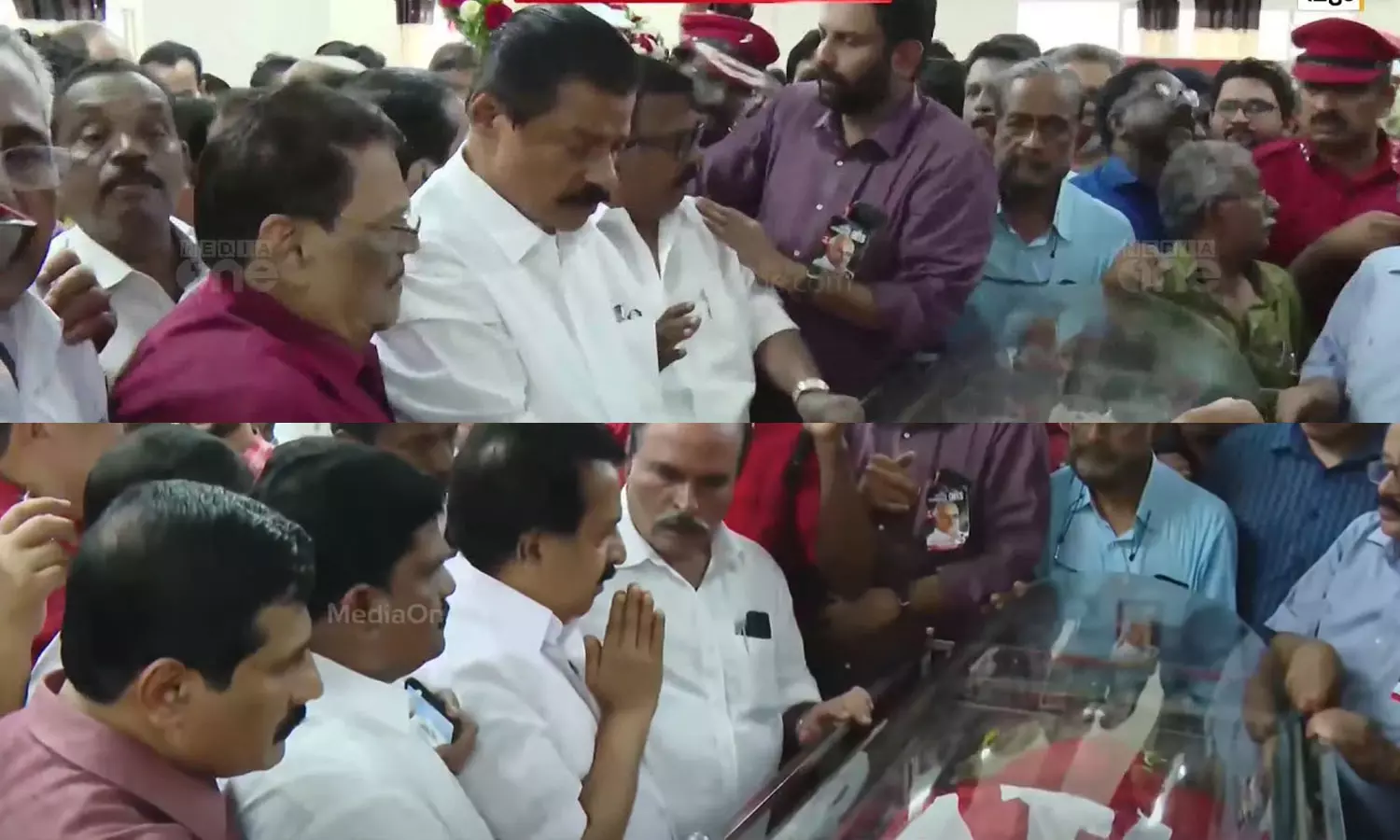 Thousands to pay their last respects to Kanam rajendran in ps smarakam thiruvananthapuram