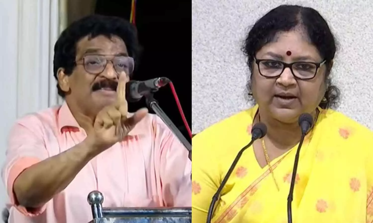 MK Muneer against Minister R. Bindu in the homosexuality controversy