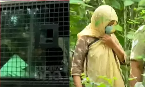 The fake number plates used by the accused to kidnap a six-year-old girl in Oyoor have been found