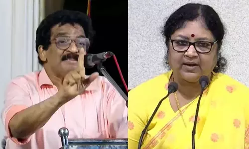 MK Muneer against Minister R. Bindu in the homosexuality controversy