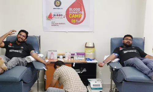 ഫുട്ബോൾ ടൂർണമെന്റിന്റെ ഭാഗമായി രക്തദാന ക്യാമ്പ് സംഘടിപ്പിച്ചു