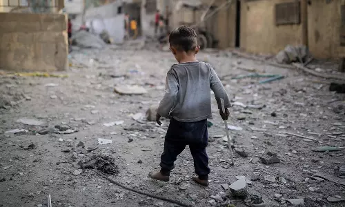 ഗസ്സയിൽ മരണസംഖ്യ 18,000ത്തിൽ; കൈകാലുകൾ അറ്റ് നിരവധിപേർ, ഭക്ഷ്യക്ഷാമവും രൂക്ഷം ഗസ്സയിൽ മരണസംഖ്യ 18,000ത്തിൽ; കൈകാലുകൾ അറ്റ് നിരവധിപേർ, ഭക്ഷ്യക്ഷാമവും രൂക്ഷം