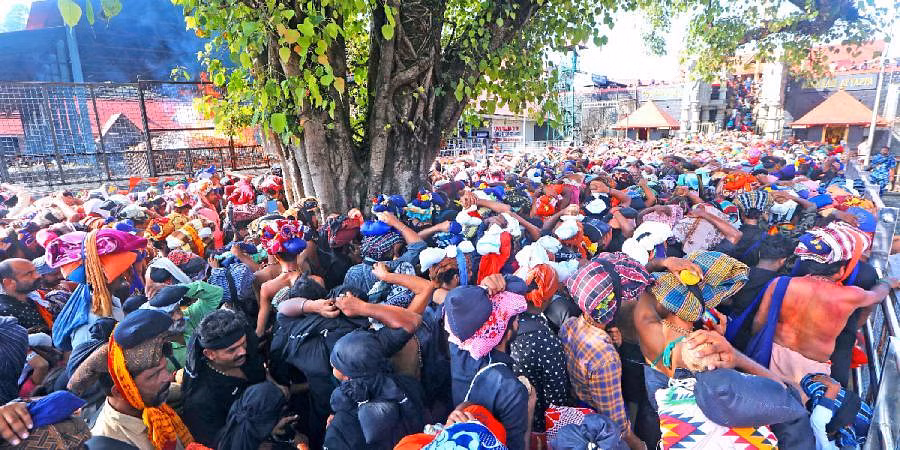 sabarimala rush sabarimala rush