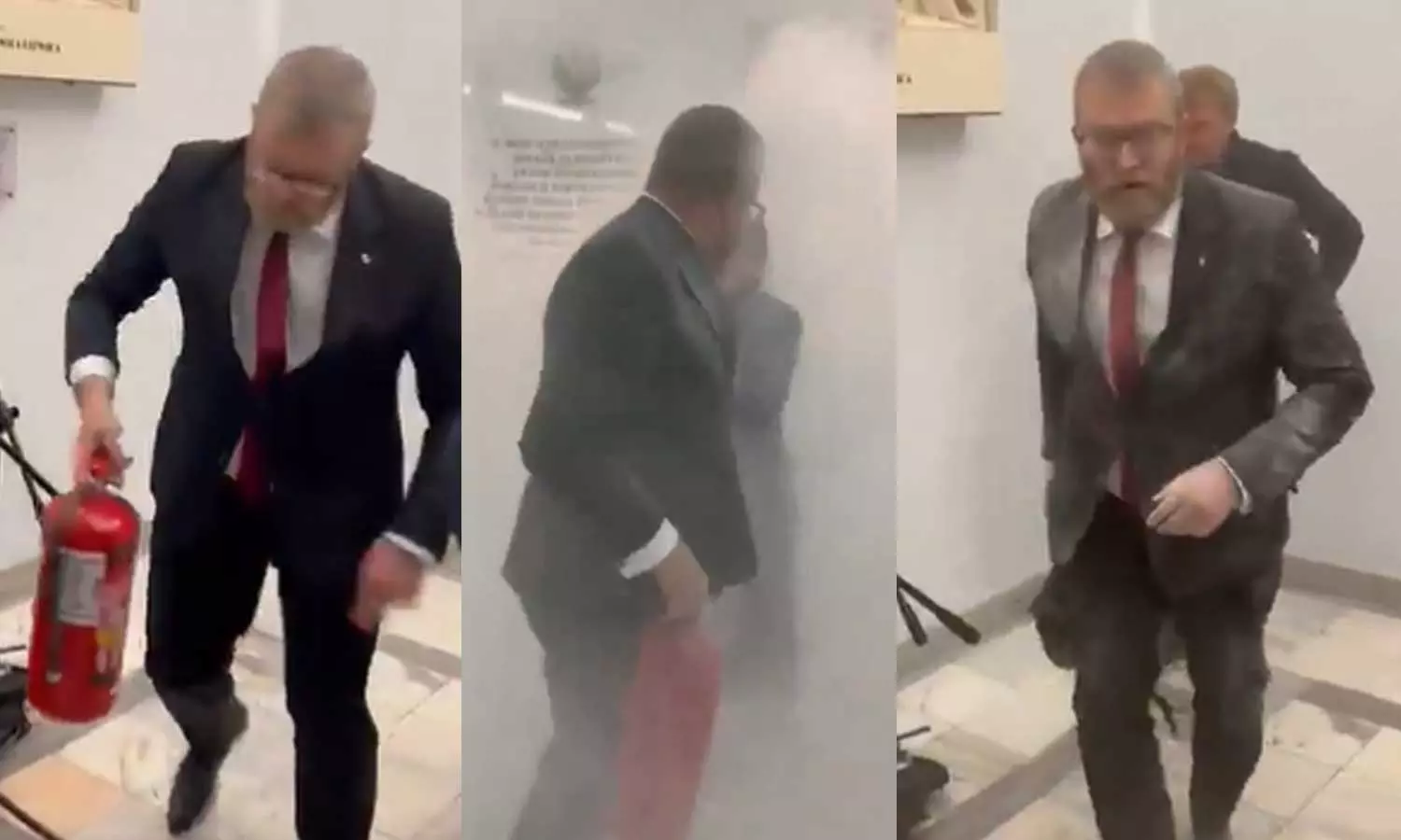 Polish lawmaker extinguishes Hanukkah candles in Parliament Polish lawmaker extinguishes Hanukkah candles in Parliament