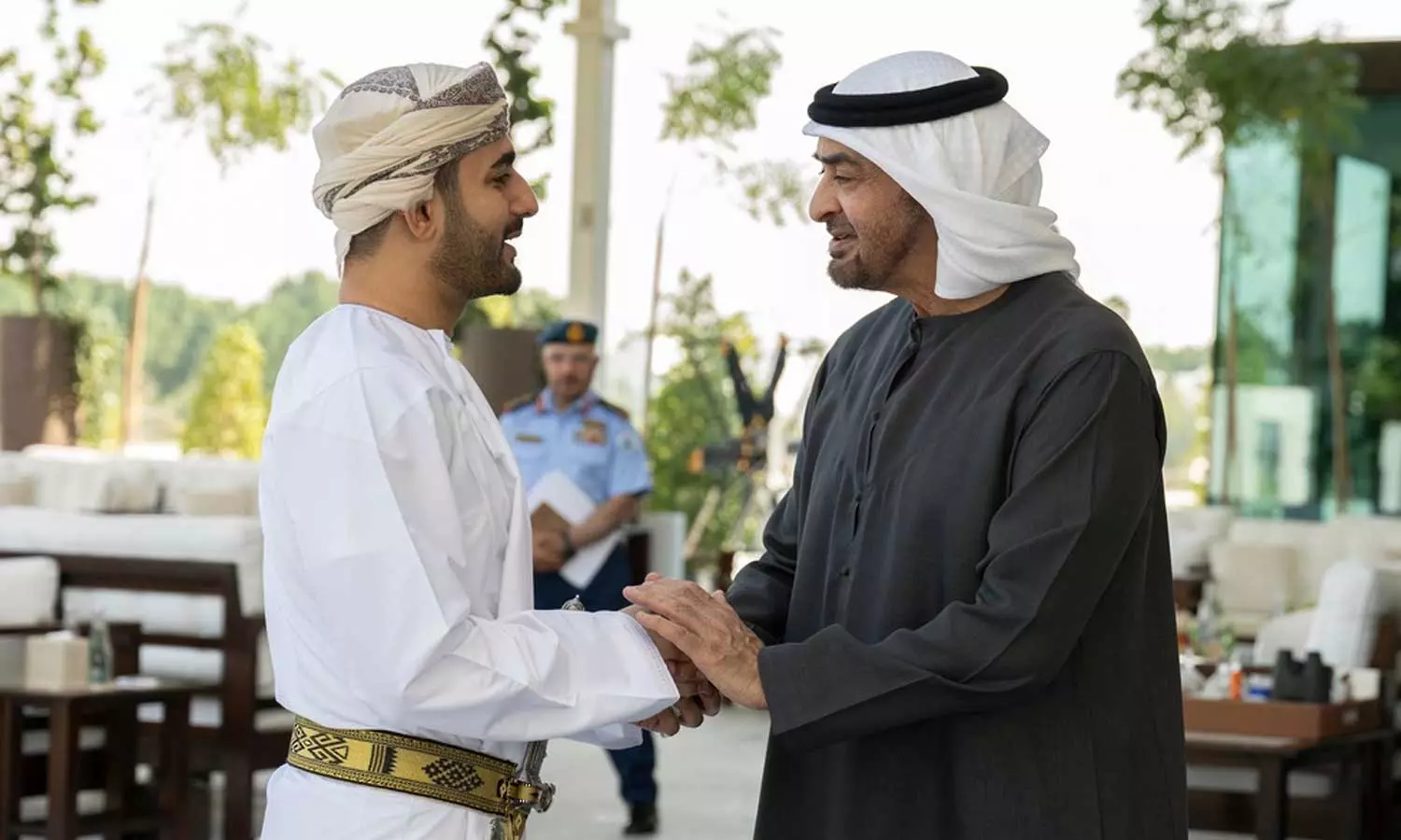 Omans Minister of Culture met with the President of the UAE