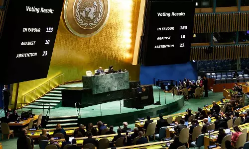 United Nations General Assembly votes to demand immediate ceasefire in Gazza