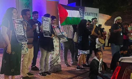 ഫലസ്തീന്‍ ക്യു.ആര്‍ കോഡ് സോളിഡാരിറ്റി കാമ്പയിന്‍ ഐ.എഫ്.എഫ്.കെയില്‍