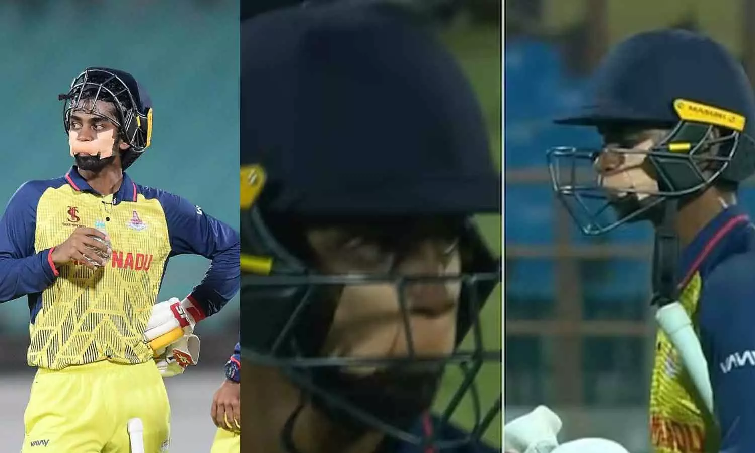 ബാത്ത്റൂമിൽ തെന്നി വീണു; ചുണ്ടിന് ബാൻഡേജിട്ട് ബാറ്റിങ്ങിനെത്തിയ ക്രിക്കറ്റർ, കയ്യടി ബാത്ത്റൂമിൽ തെന്നി വീണു; ചുണ്ടിന് ബാൻഡേജിട്ട് ബാറ്റിങ്ങിനെത്തിയ ക്രിക്കറ്റർ, കയ്യടി