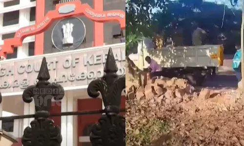 Highcourt criticizes government for demolishing school walls for navakerala