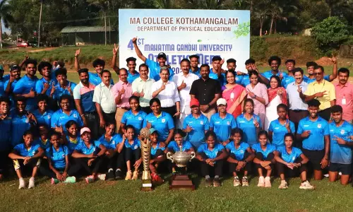 MA College won the MG University Athletics Championship