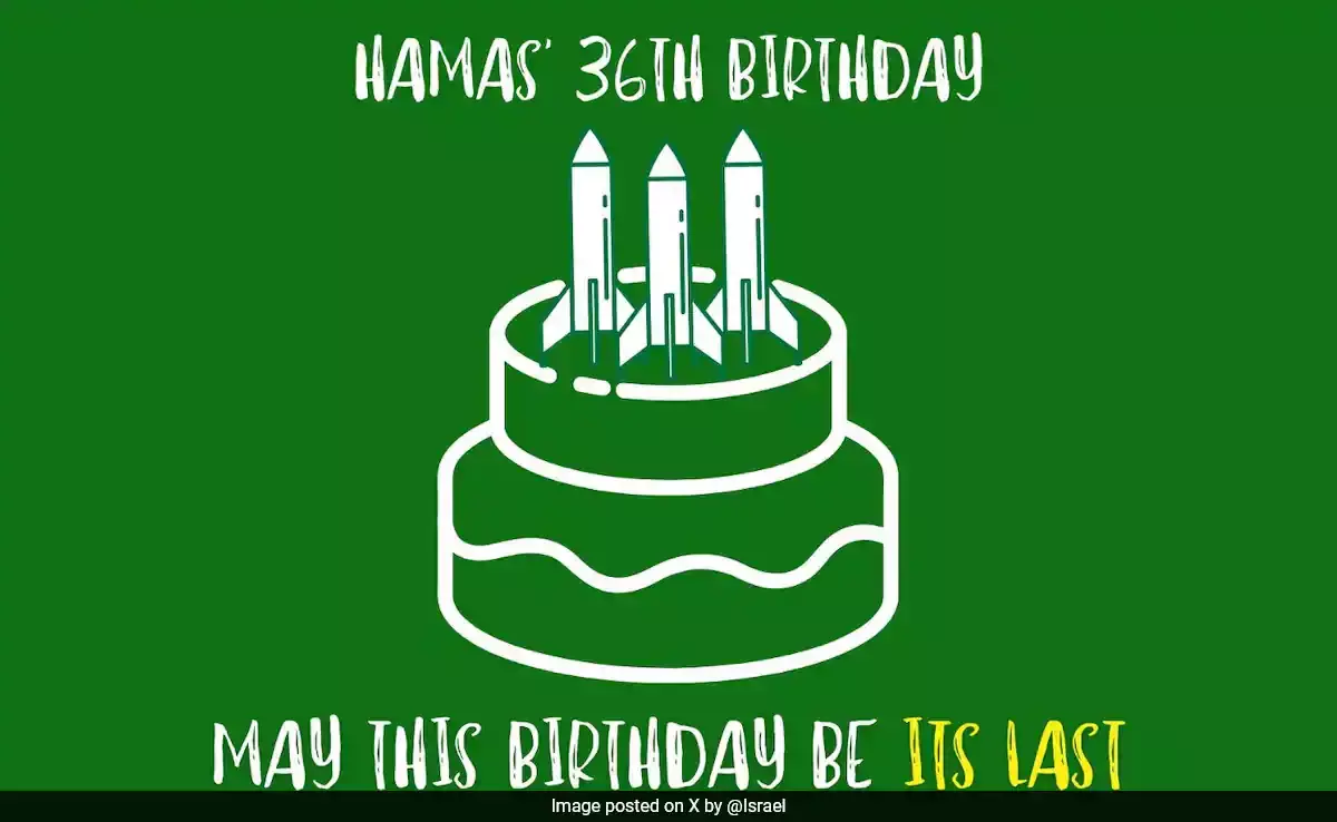 Israel put rockets instead of candles for Hamas 36th birthday Israel put rockets instead of candles for Hamas 36th birthday