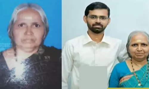 തൃശൂരില്‍ മദ്യലഹരിയില്‍ മകൻ അമ്മയെ വെട്ടിക്കൊന്നു