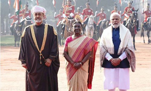 Sultan Haitham Bin Tariq, Ruler of Oman met with Indian Prime Minister Narendra Modi