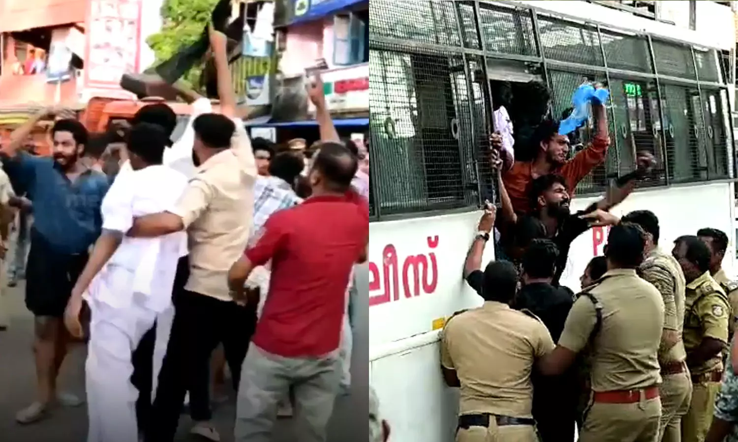 കൊല്ലത്ത് വിവിധയിടങ്ങളിൽ മുഖ്യമന്ത്രിക്ക് കരിങ്കൊടി; 30ലേറെ യൂത്ത് കോൺഗ്രസ്- കെഎസ്‌യു പ്രവർത്തകർ അറസ്റ്റിൽ