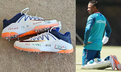History shows we are doomed to repeat the mistakes of our past: Usman Khawaja thanks for supporters in Palestine solidarity shoe controversy, Usman Khawaja in Palestine solidarity shoe controversy