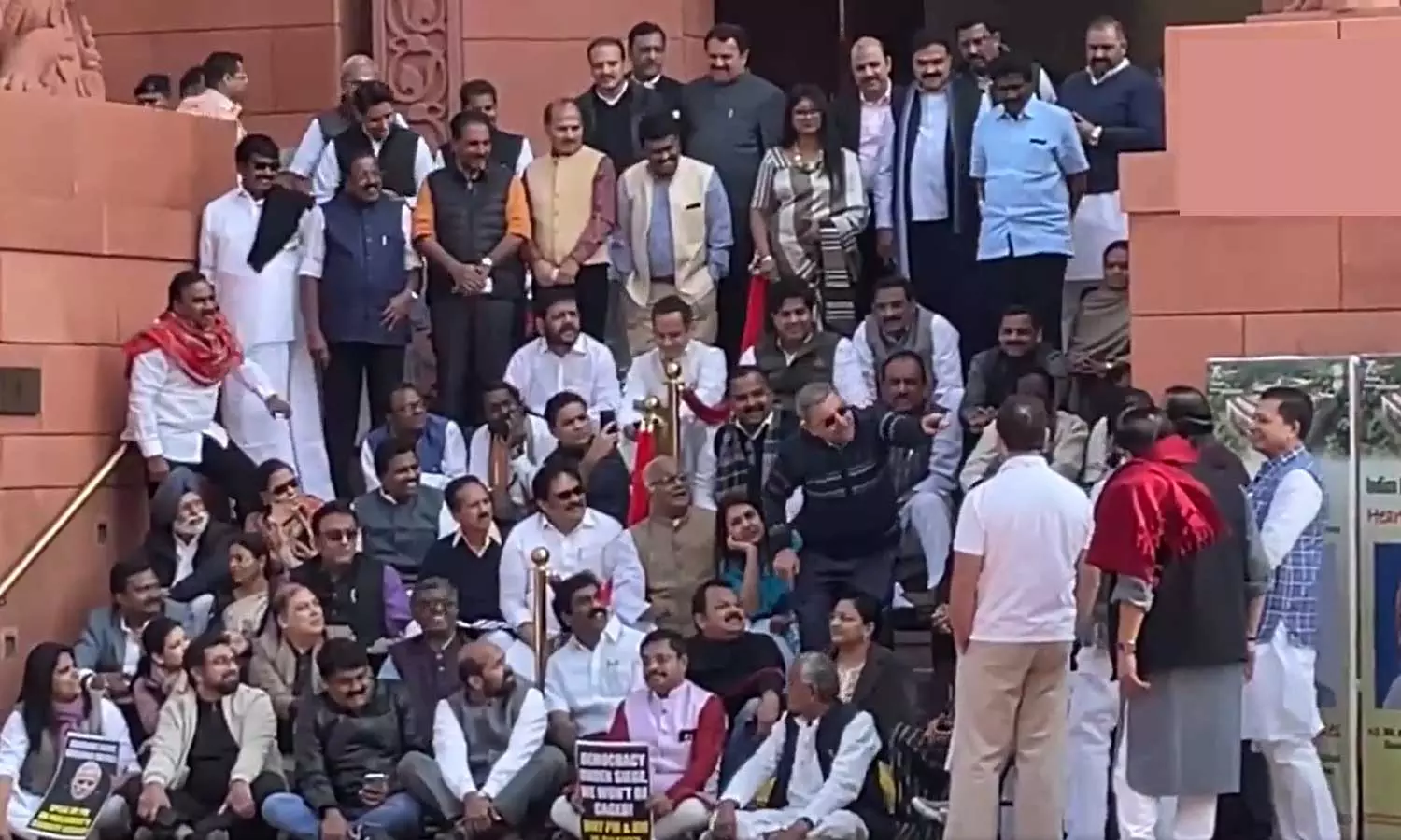 50 more Opposition MPs suspended from Parliament for demanding discussion on security breach