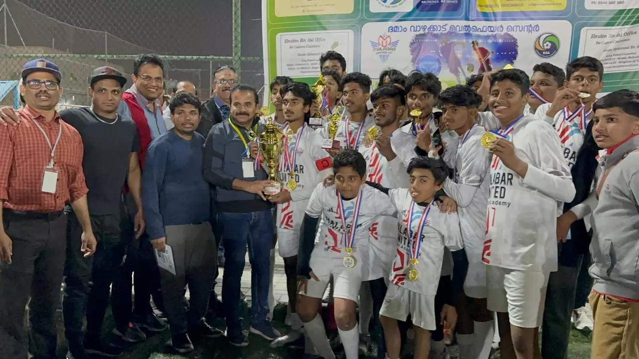 ചിൽഡ്രൻസ് സോക്കർ മേള; മലബാർ യുണൈറ്റഡ് സോക്കർ അക്കാദമിക്ക് കിരീടം ചിൽഡ്രൻസ് സോക്കർ മേള; മലബാർ യുണൈറ്റഡ് സോക്കർ അക്കാദമിക്ക് കിരീടം