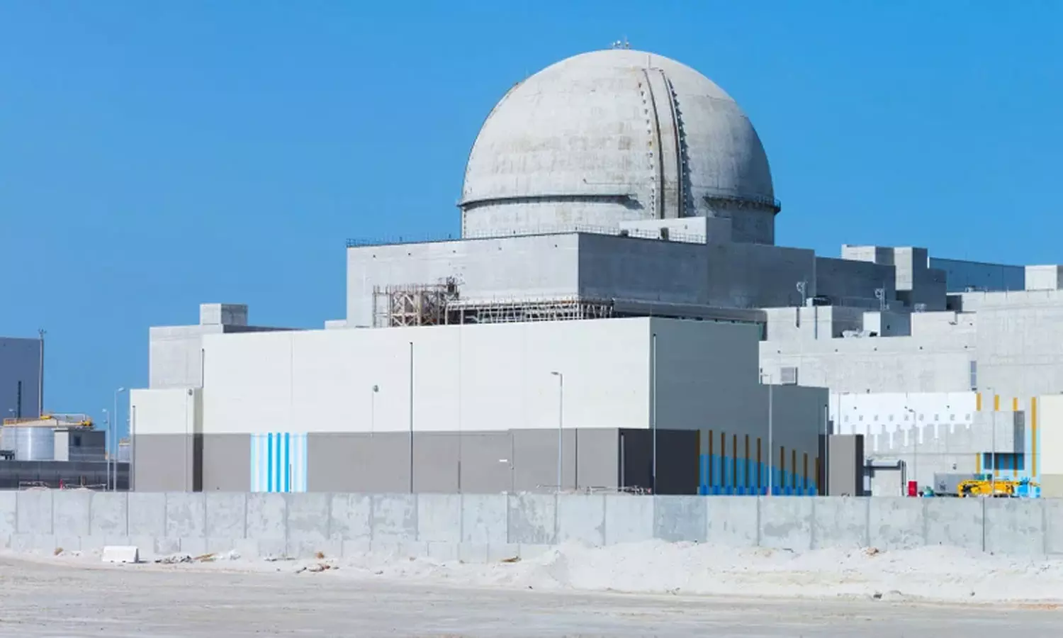 The last reactor is also complete of Baraka Nuclear Power Plant UAE The last reactor is also complete of Baraka Nuclear Power Plant UAE