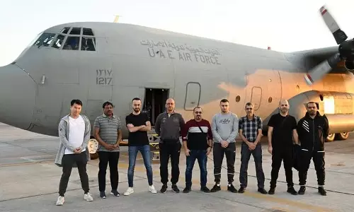 പരിക്കേറ്റവരെ സഹായിക്കാൻ യുഎഇയിൽനിന്ന്   കൂടുതൽ മെഡിക്കൽ സംഘം ഗസയിലേക്ക് പുറപ്പെട്ടു