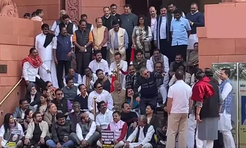 50 more Opposition MPs suspended from Parliament for demanding discussion on security breach