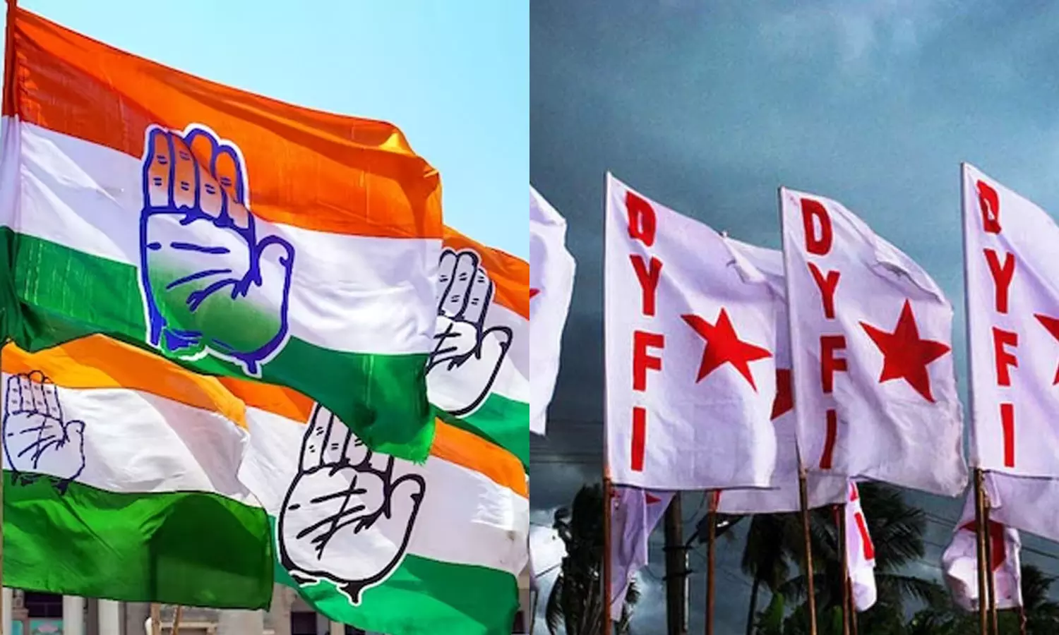 Congress DYFI conflict in Kollam