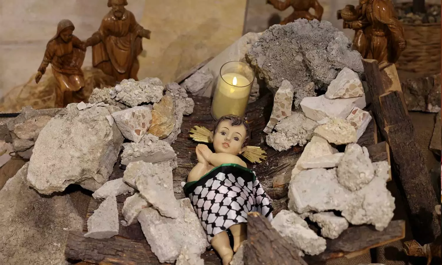 ബെത്‌ലഹേമിന് ഇക്കുറി ക്രിസ്മസില്ല; ഫലസ്തീ​നൊപ്പമെന്ന് വിശ്വാസികൾ