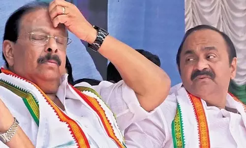 ഒന്നാം പ്രതി സുധാകരൻ, രണ്ടാം പ്രതി സതീശൻ; കോൺഗ്രസ് ഡിജിപി ഓഫീസ് മാർച്ചിൽ കേസെടുത്ത് പൊലീസ്