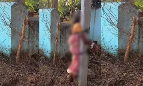 Woman tied to electric pole, thrashed by son in Odisha for plucking cauliflower