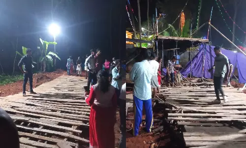 നെയ്യാറ്റിൻകരയിൽ പുൽക്കൂട് പ്രദർശനത്തിനിടെ നടപ്പാലം തകർന്ന് അപകടം; 15 പേർക്ക് പരിക്ക്