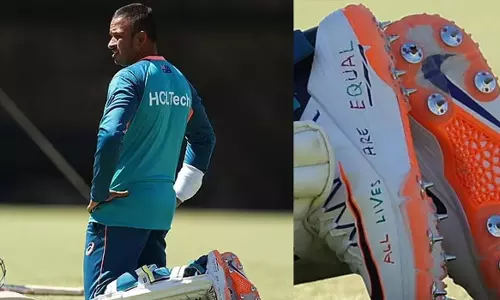 ഫലസ്തീൻ സമാധാന സന്ദേശം പ്രദർശിപ്പിക്കുന്നതിന് വിലക്ക്; ഐസിസി ഇരട്ടത്താപ്പ് വ്യക്തമാക്കി ഉസ്മാൻ ഖ്വാജ